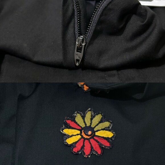 70s Vintage Daisy Dress Pattern Print Puff Sleeve Hippy Cottagecore Prairie. - Picture 5 of 6